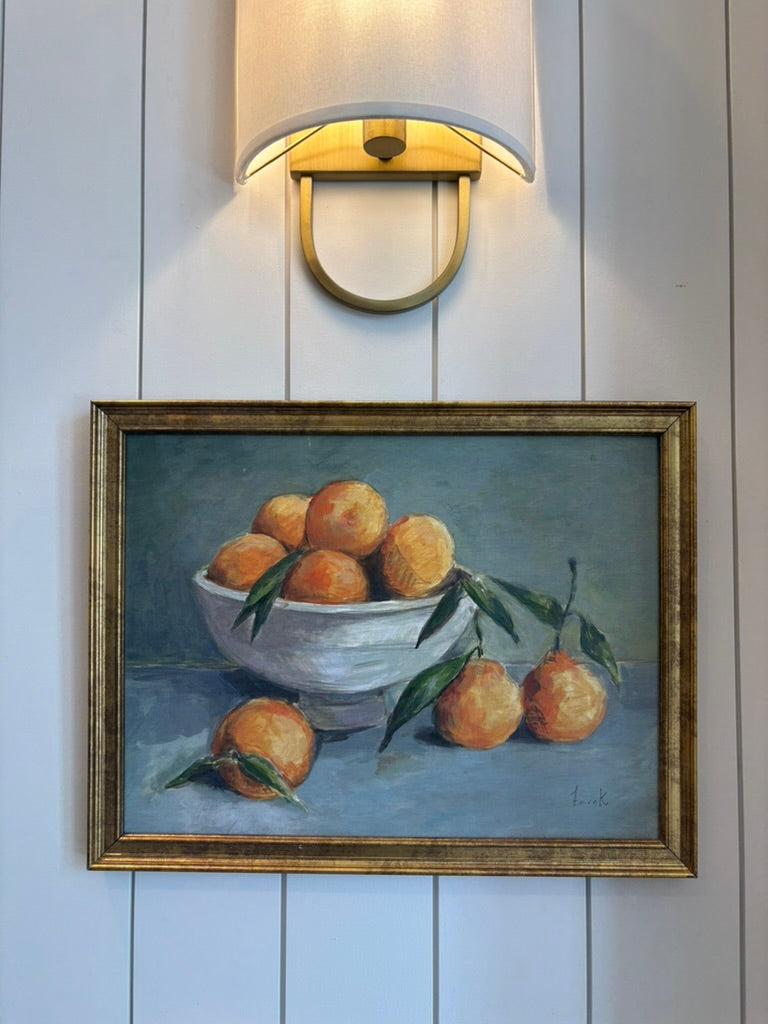Orange Still Life Painting
