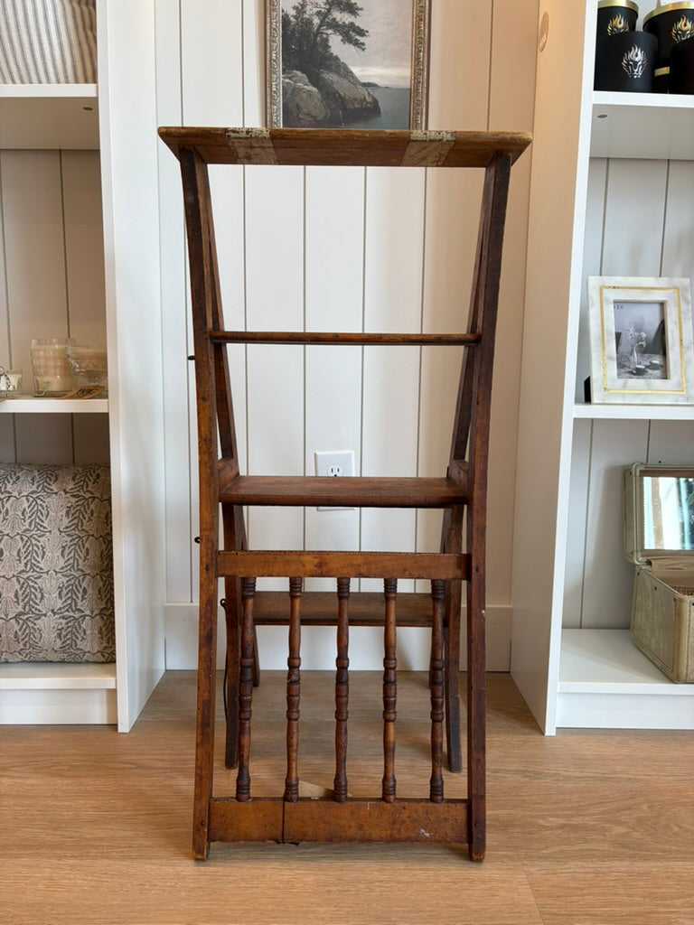 Vintage Folding Chair Ladder