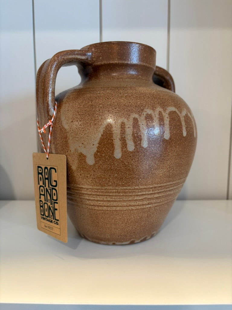 Ceramic Drip Vase w/ Handles