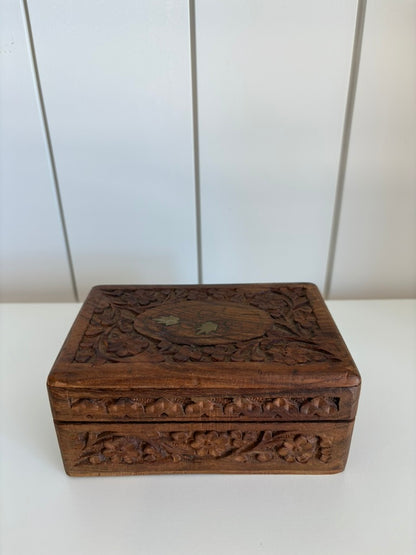 Carved Wooden Box