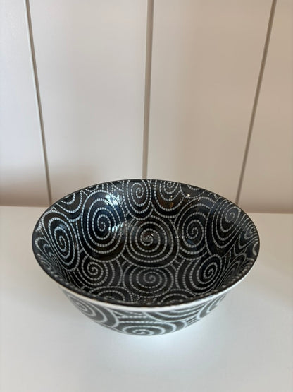 Chinese Porcelain Swirl Bowl