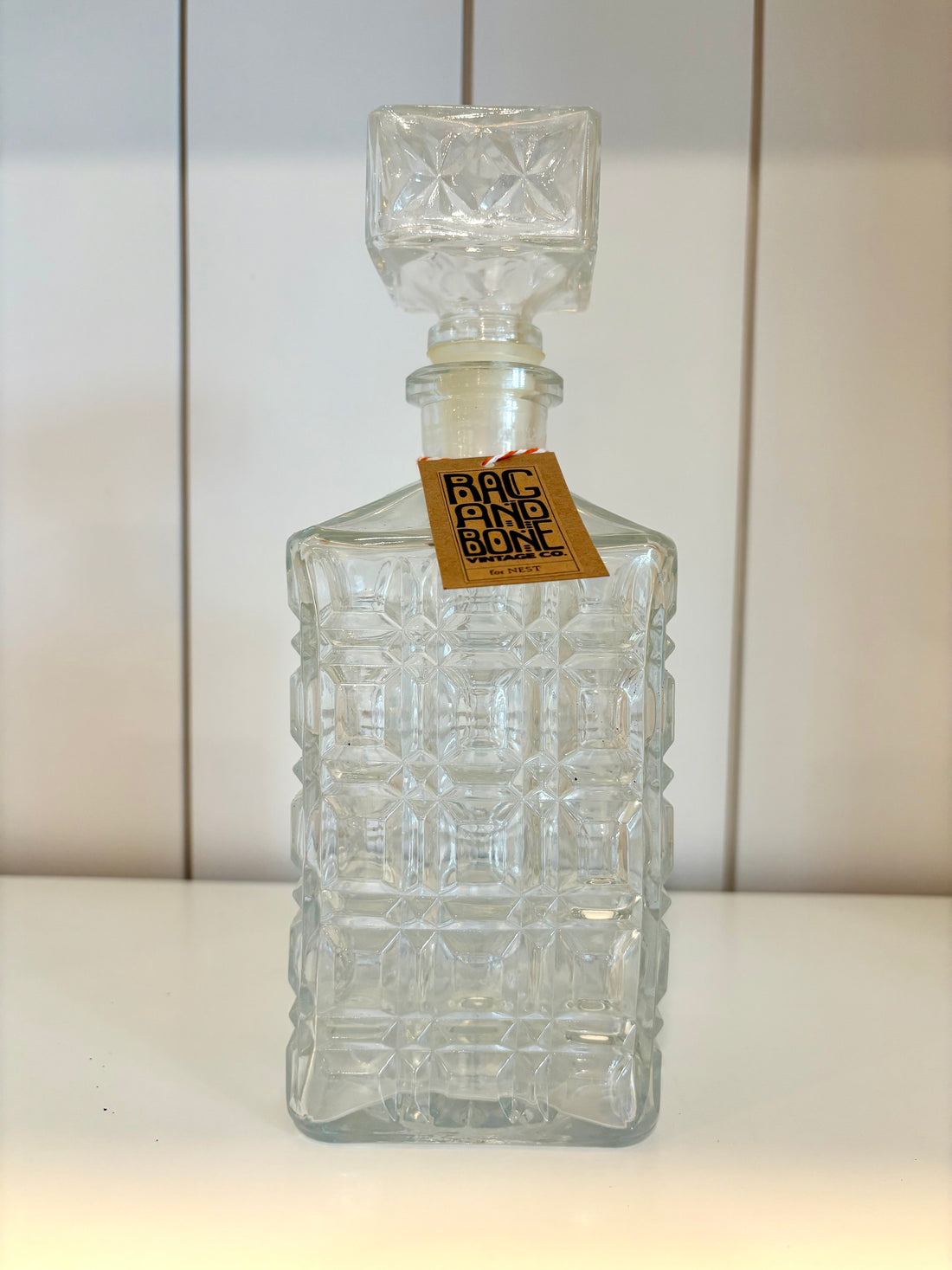 Vintage Crystal Cut Decanter