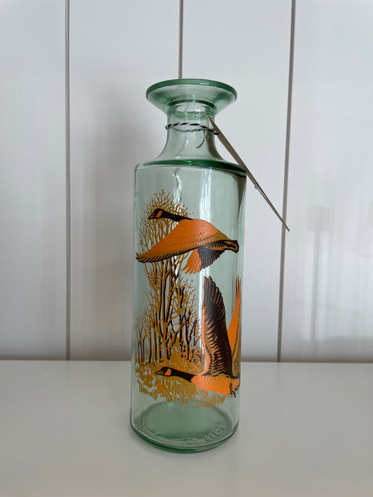 Bottle Vase with Geese