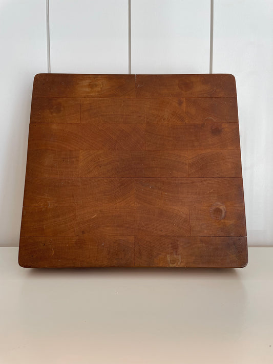 Vintage Butcher Block with Feet