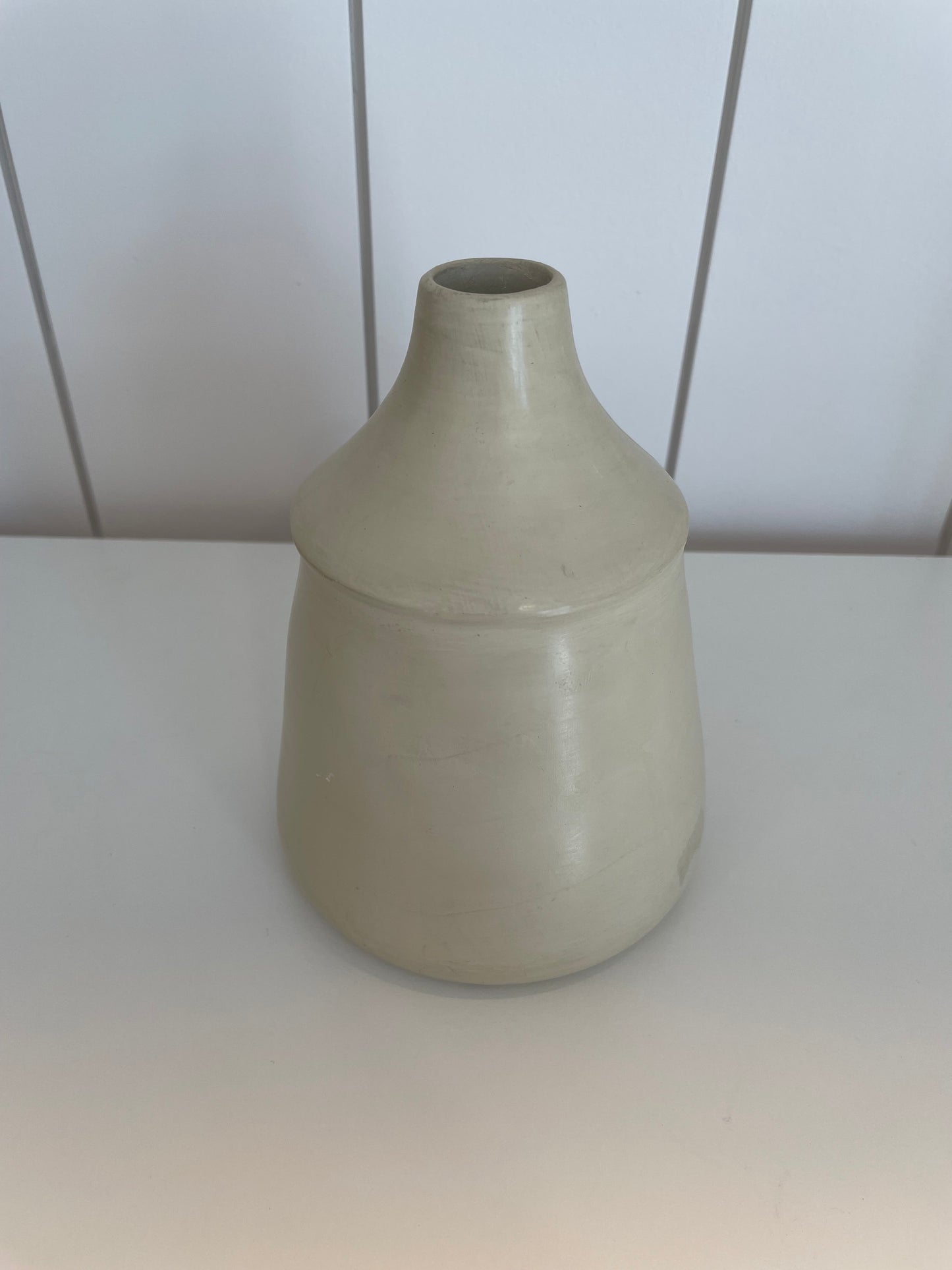 Cream Bud Vase