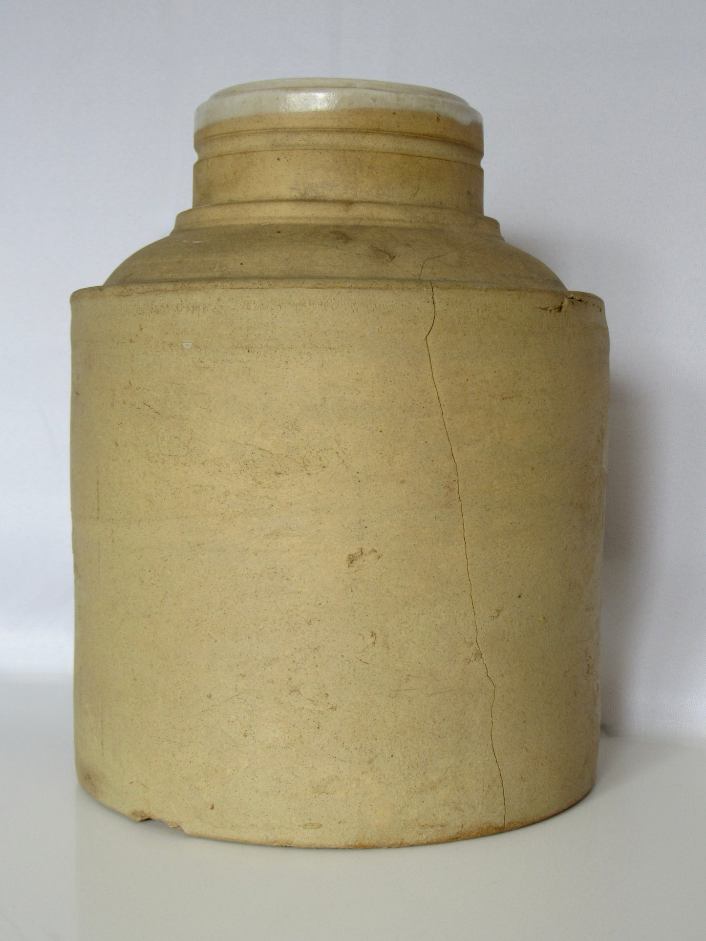 Large Beige Crock