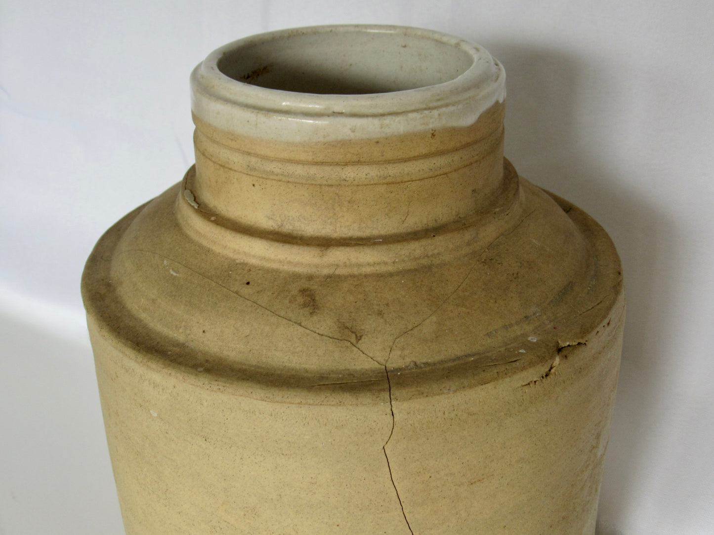 Large Beige Crock