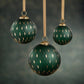 Frosted & Etched Glass Ornament