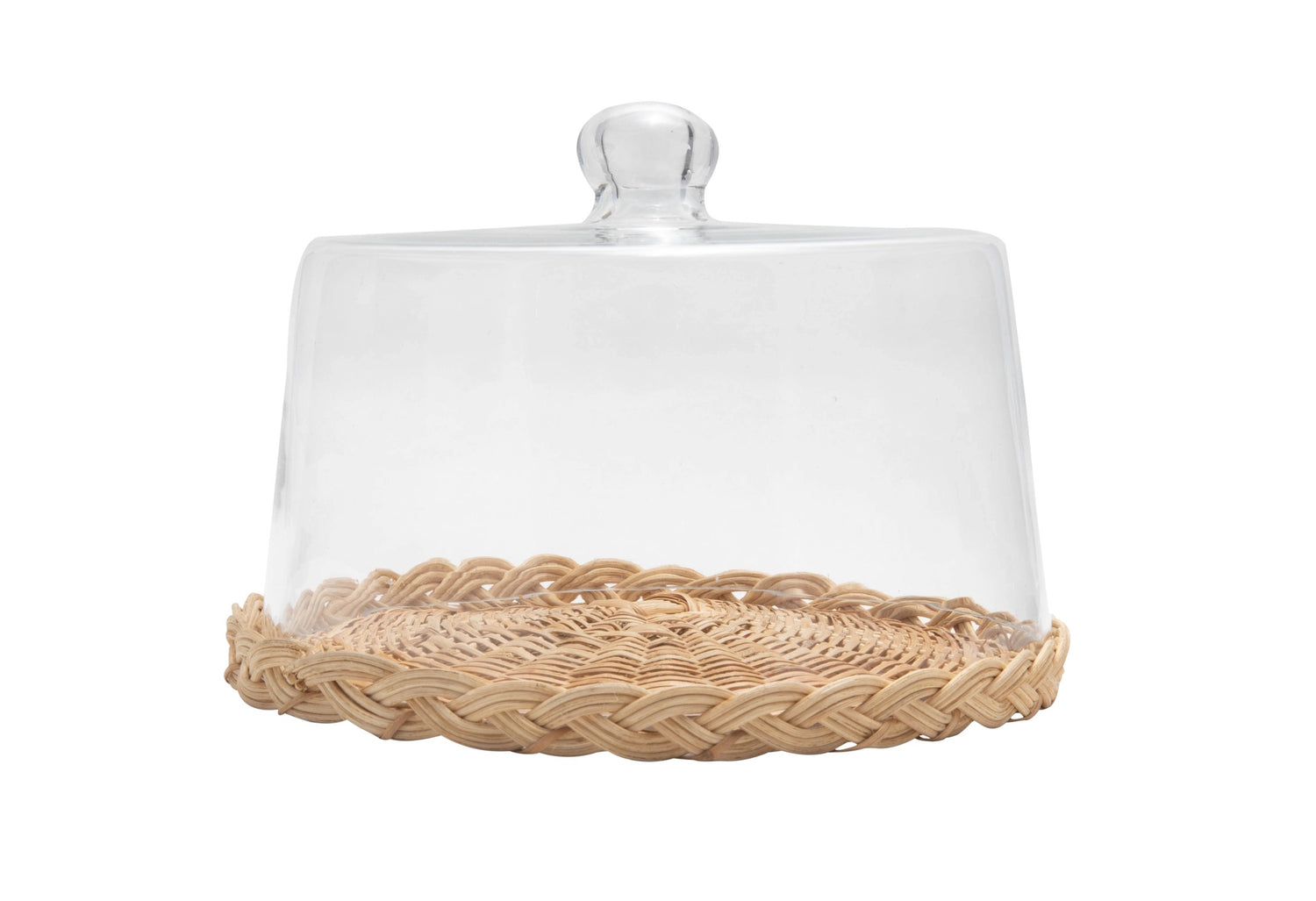 Woven Cane Cloche