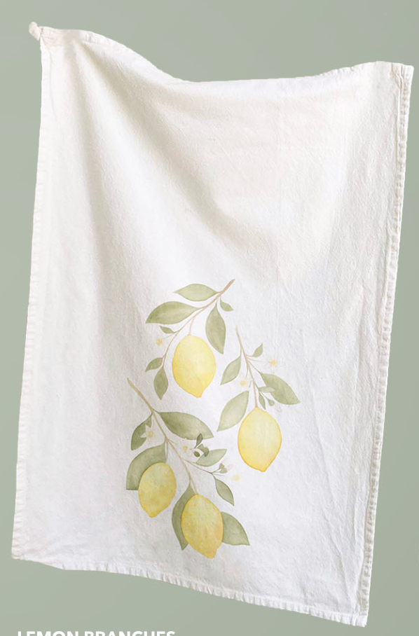 Lemon Tree Tea Towel