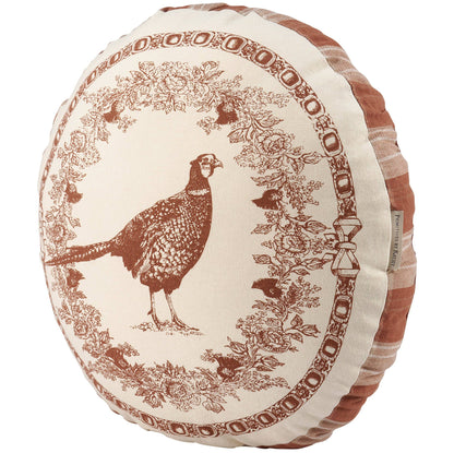 Pheasant Round Pillow