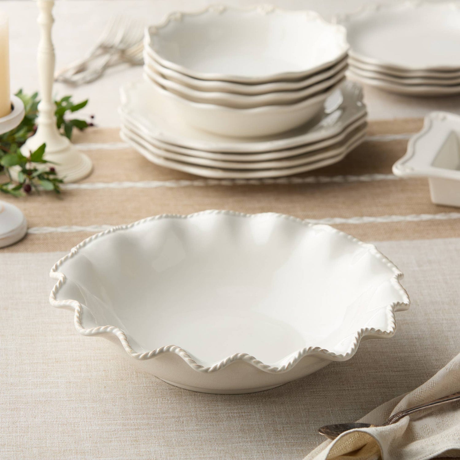 Heritage Stoneware Serving Bowl