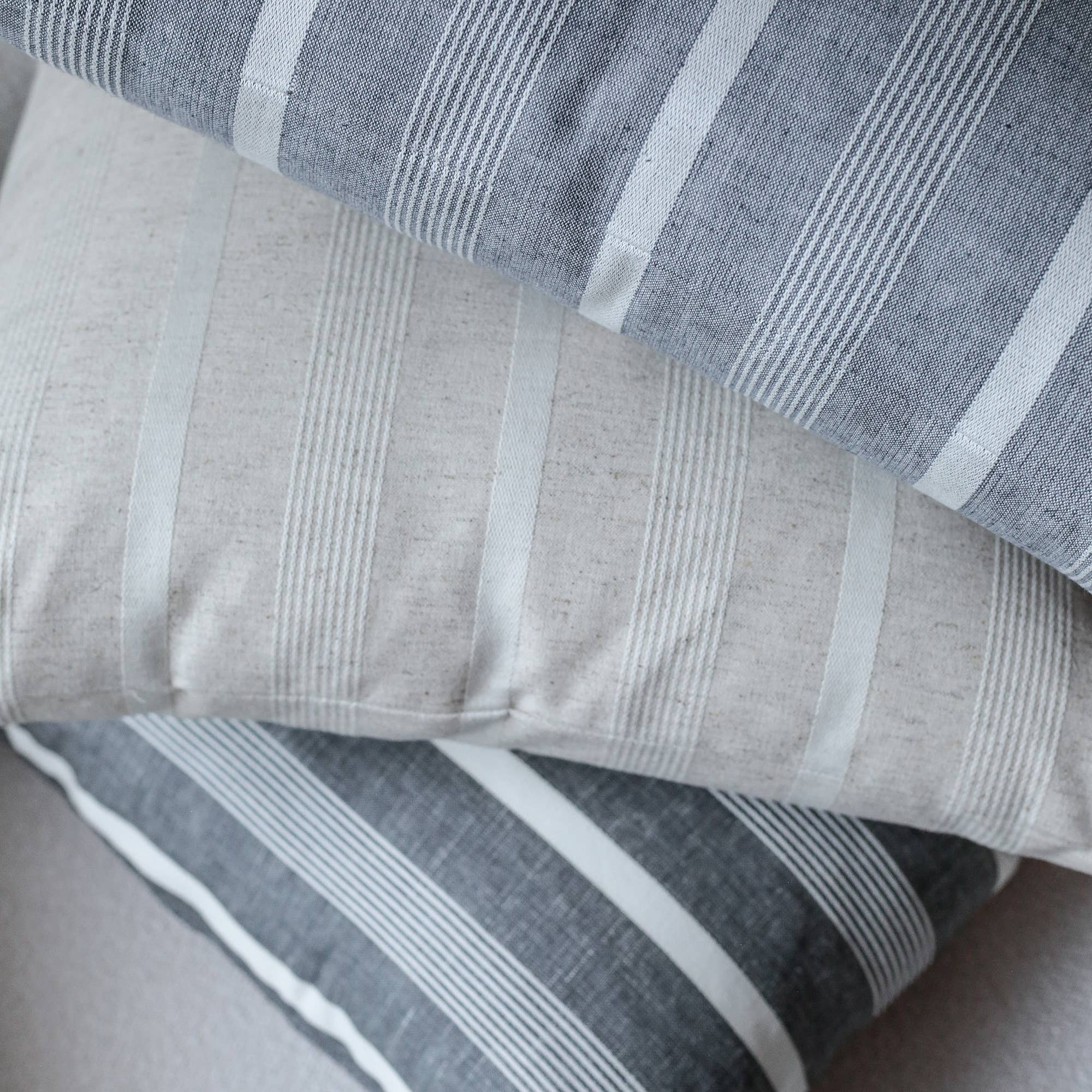 Addison Linen Stripe Pillow - 20x20