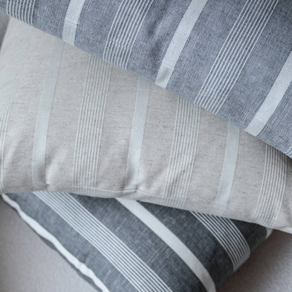 Addison Linen Stripe Pillow - 20x20