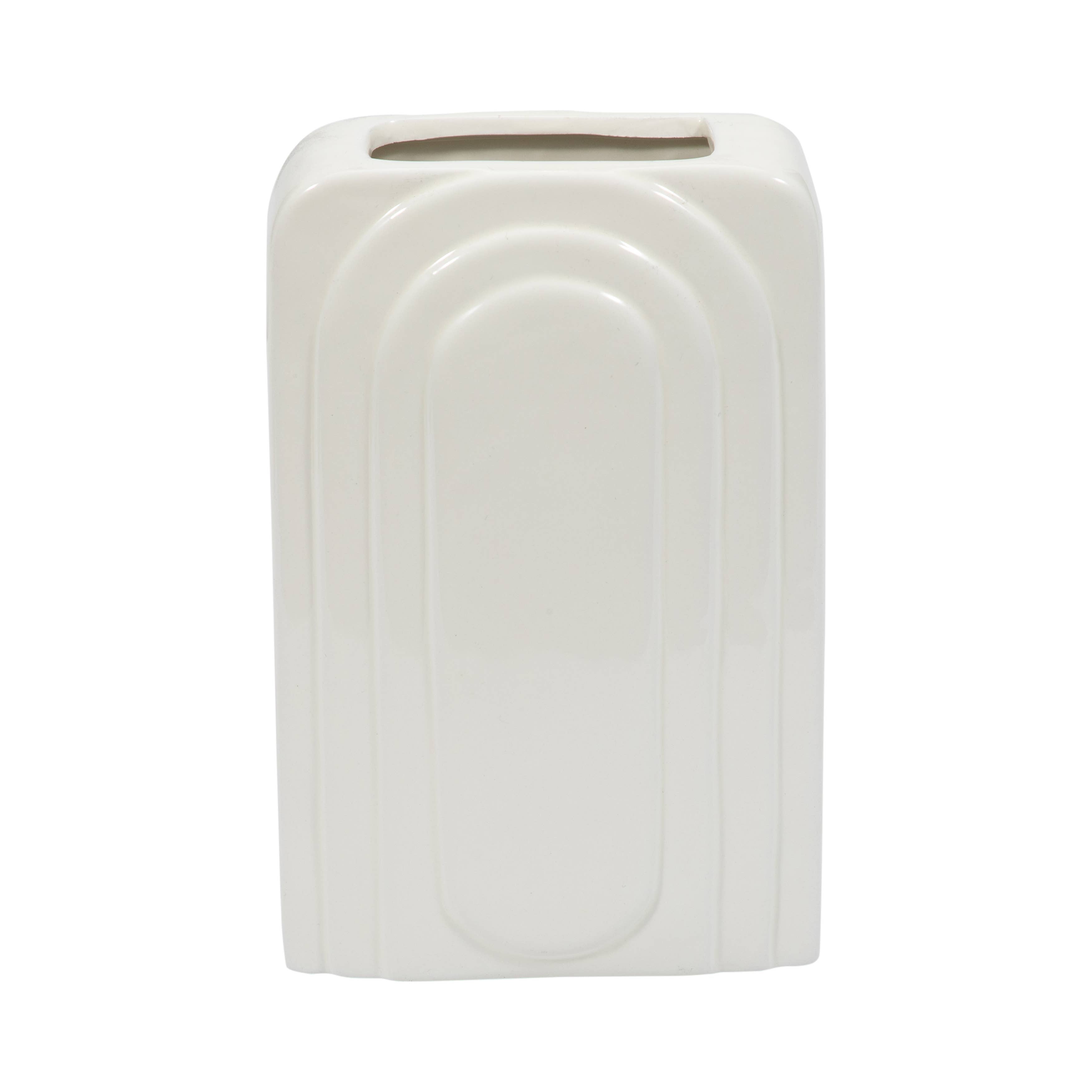 Ceramic Etched Arch Vase