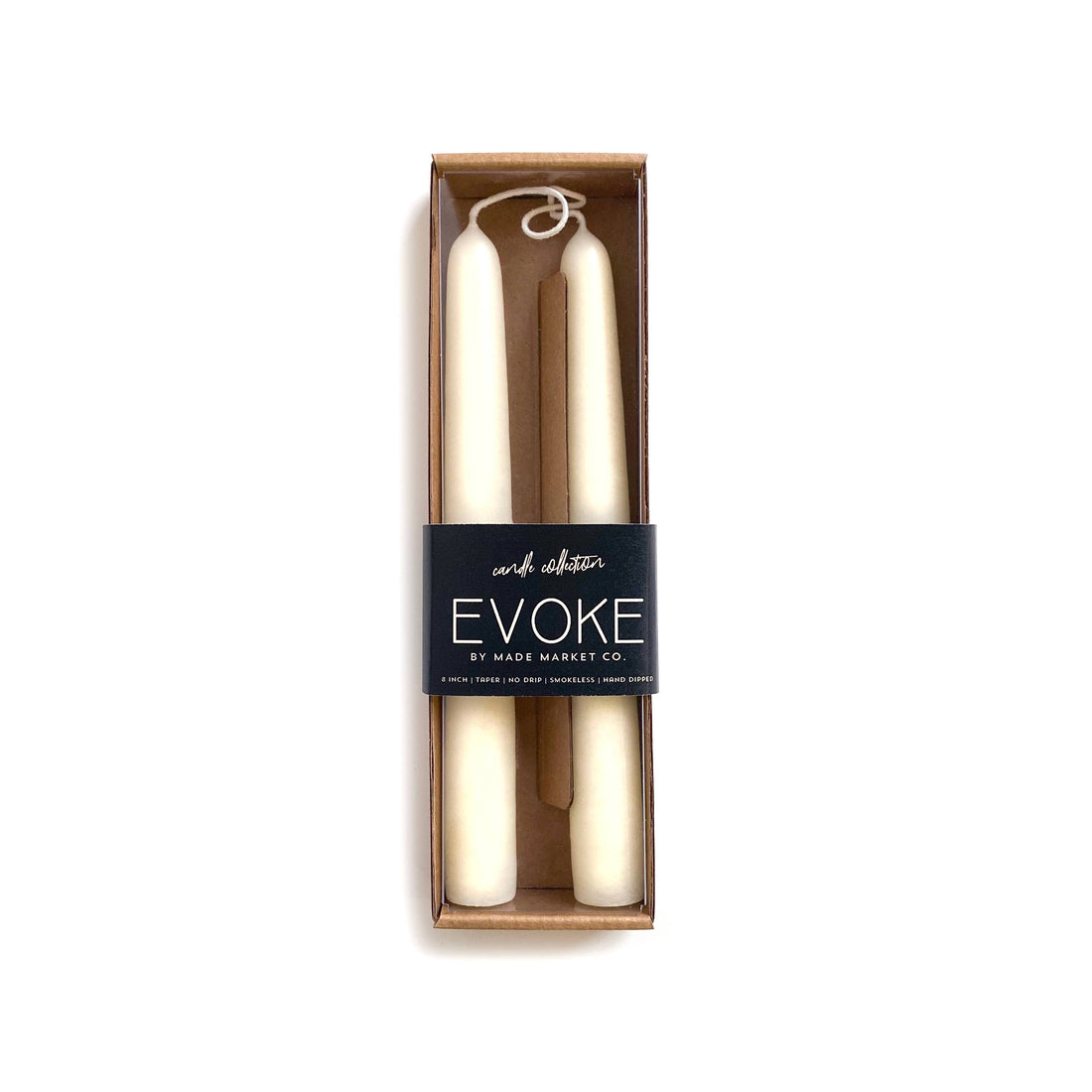 Tapered Candles - Shell White