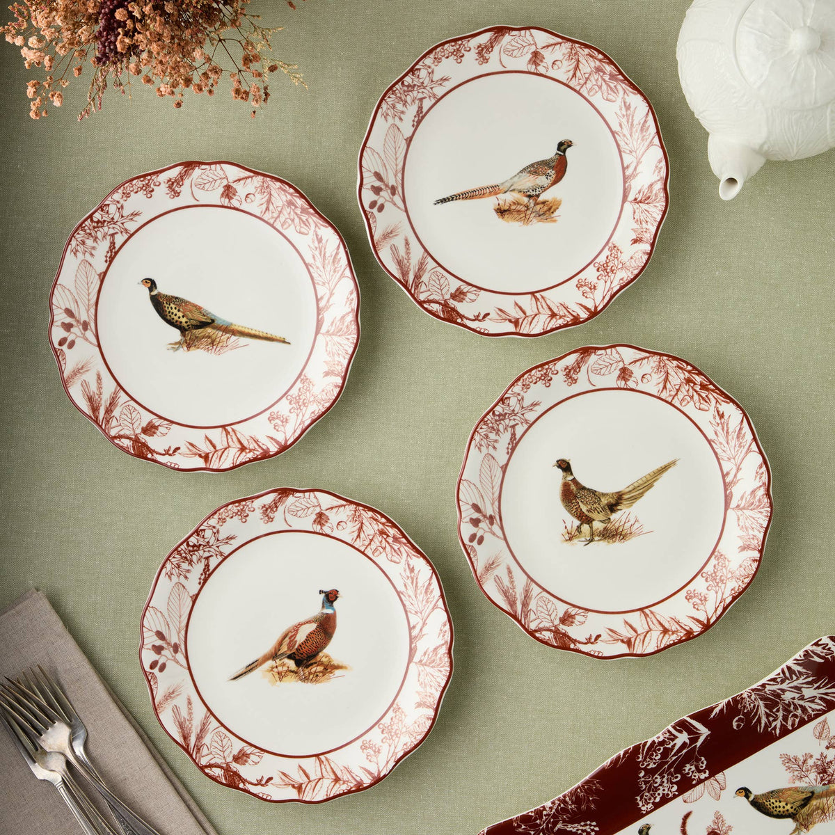 Pheasant Grove Salad Plate 8.5"