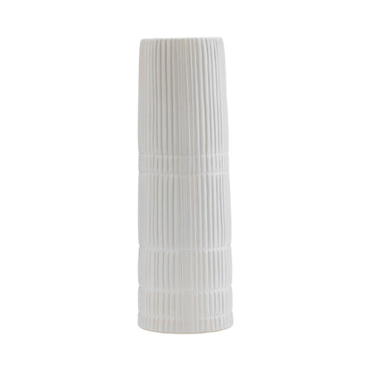 White Ceramic Lined Vase