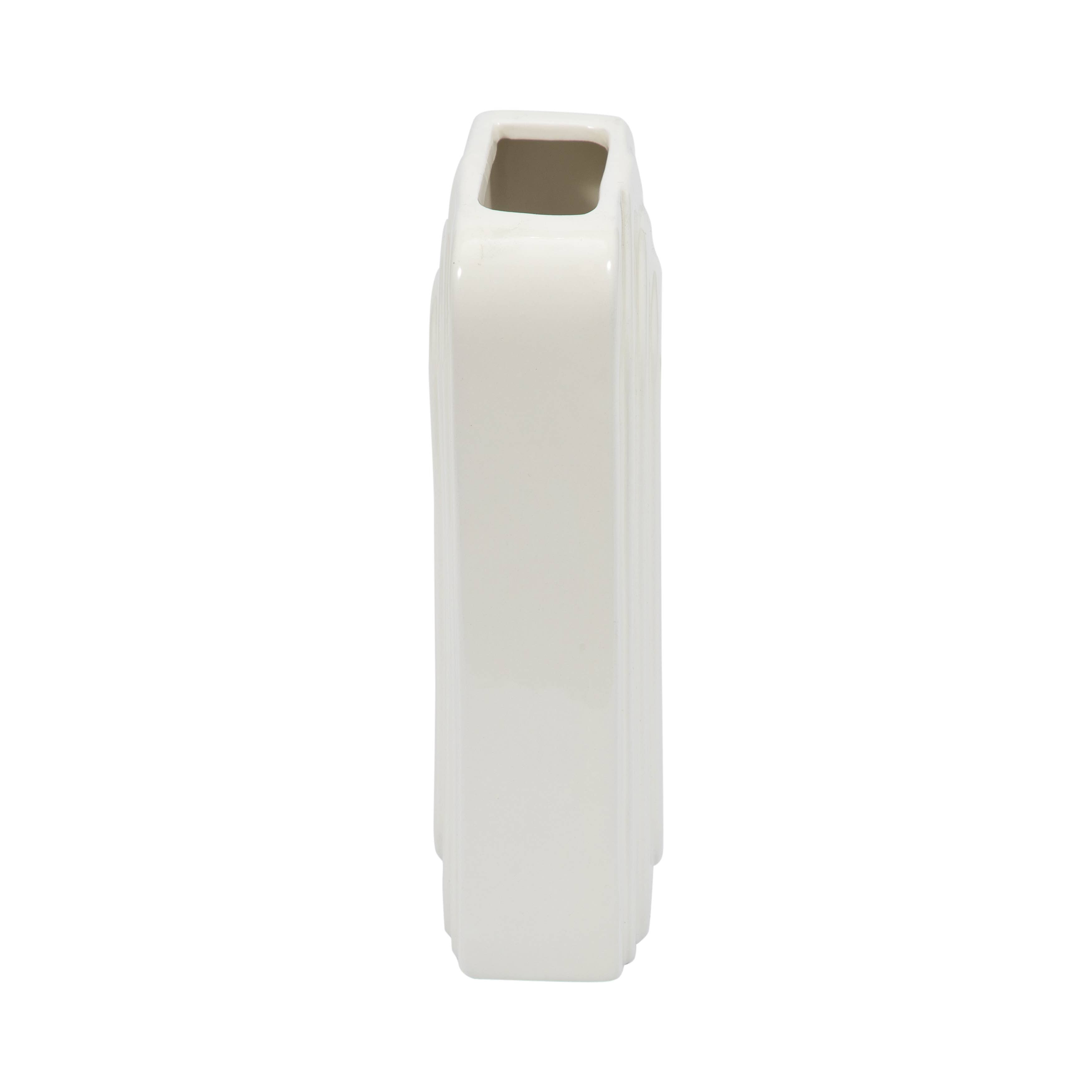 Ceramic Etched Arch Vase