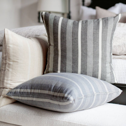 Addison Linen Stripe Pillow - 20x20