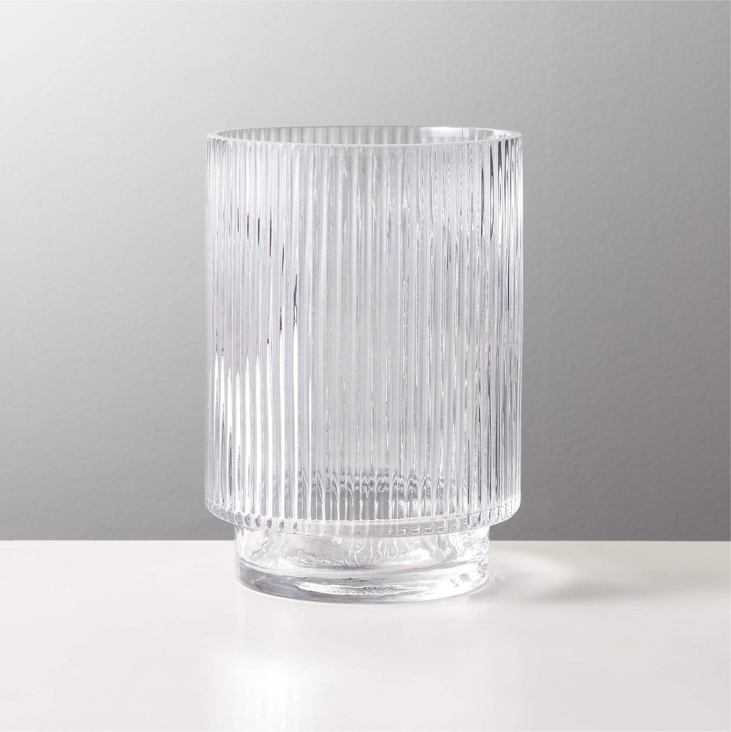 Fluted Glass Vase