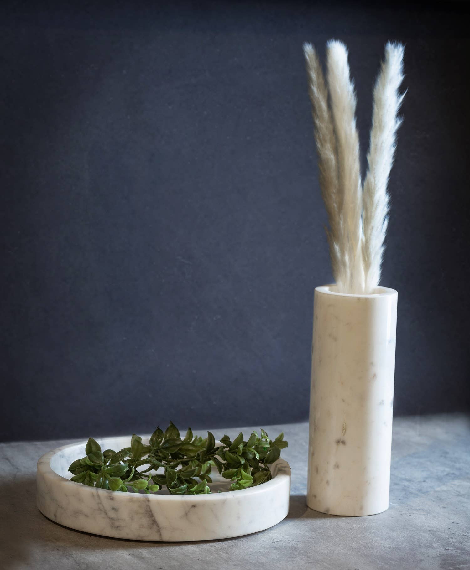 Round Marble Tray