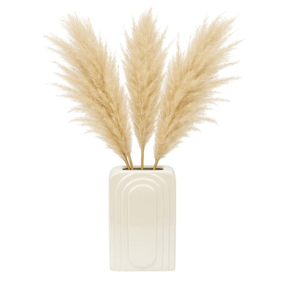 Ceramic Etched Arch Vase
