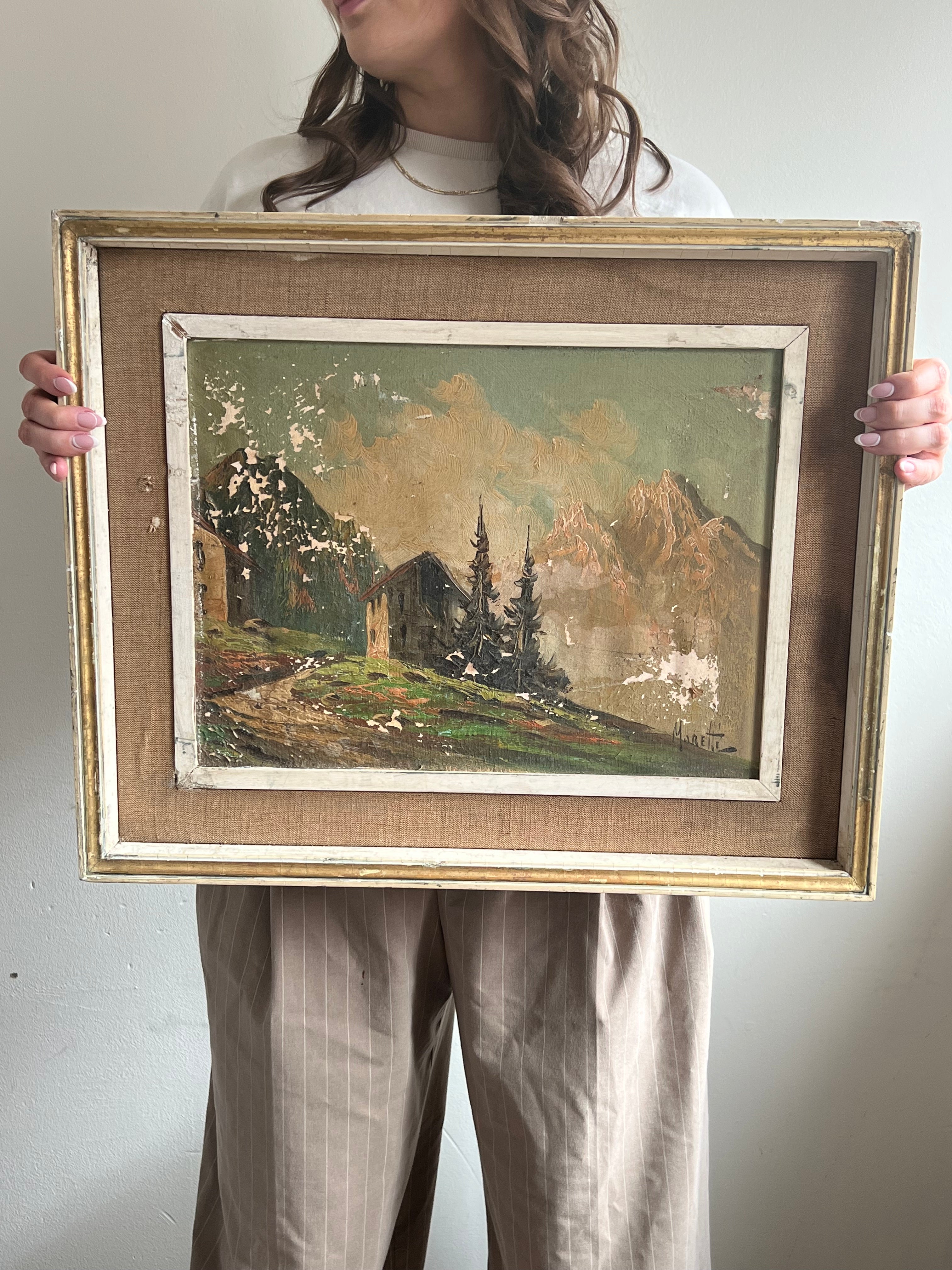 Landscape Framed Oil Painting II