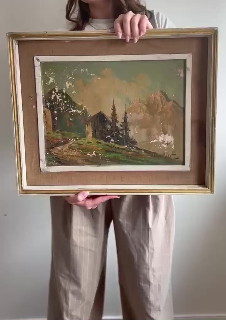 Landscape Framed Oil Painting II