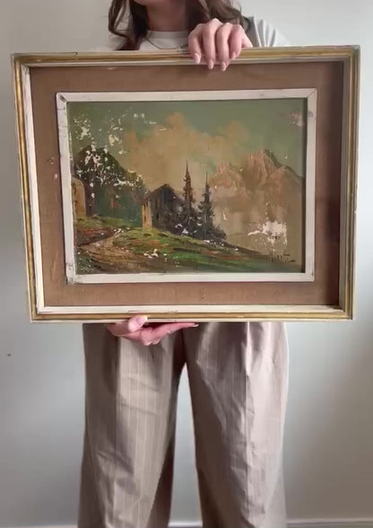Landscape Framed Oil Painting II
